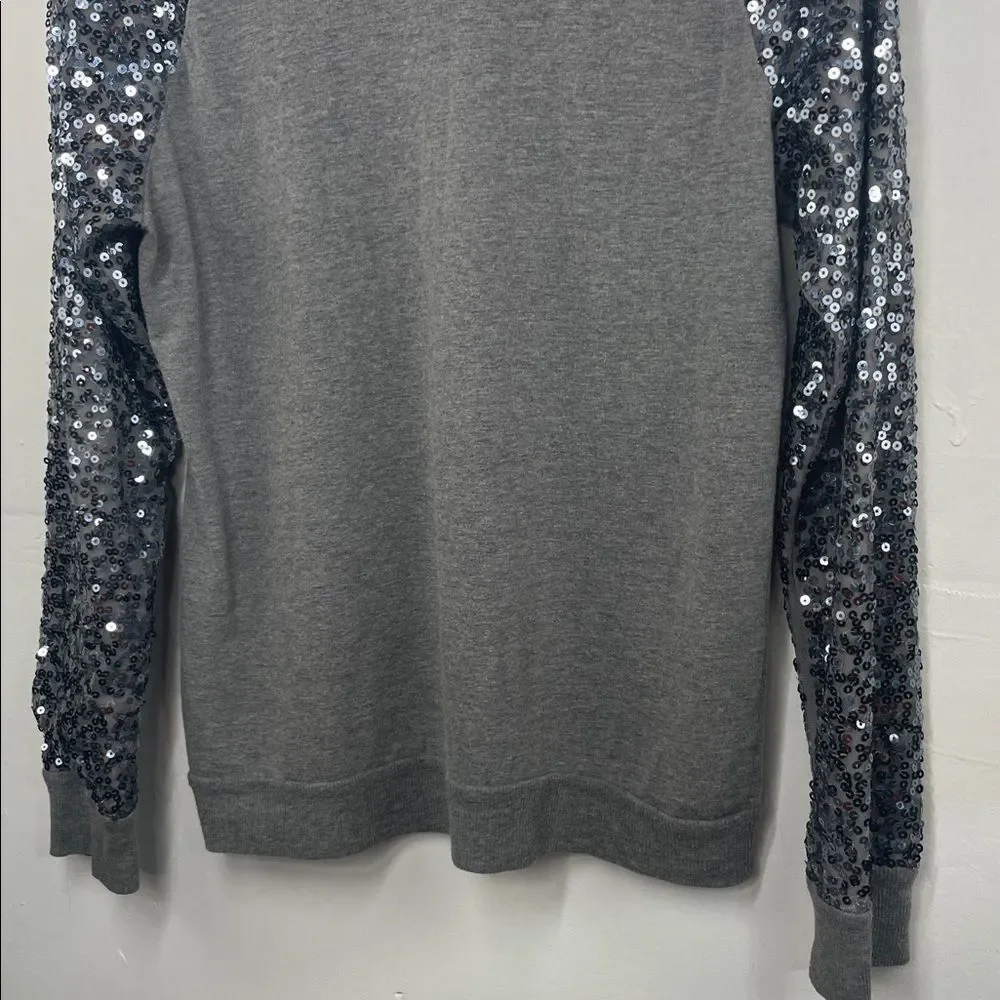 Justice Sequin Light Weight Sweat Shirt ( make peace happen) Girls size 20